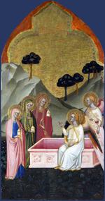 欧洲12-19世纪油画三_CIONE, Jacopo di - The Maries at the Sepulchre